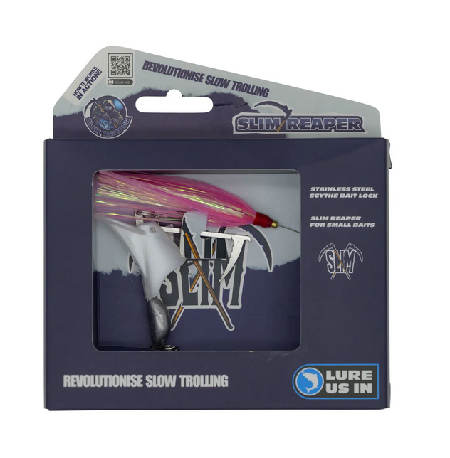 Reaper Rig Fishing lure in packaging with branding and product details.