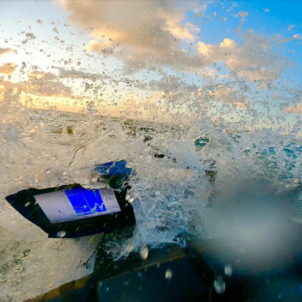 saltwater can harm your fish finder or sounder