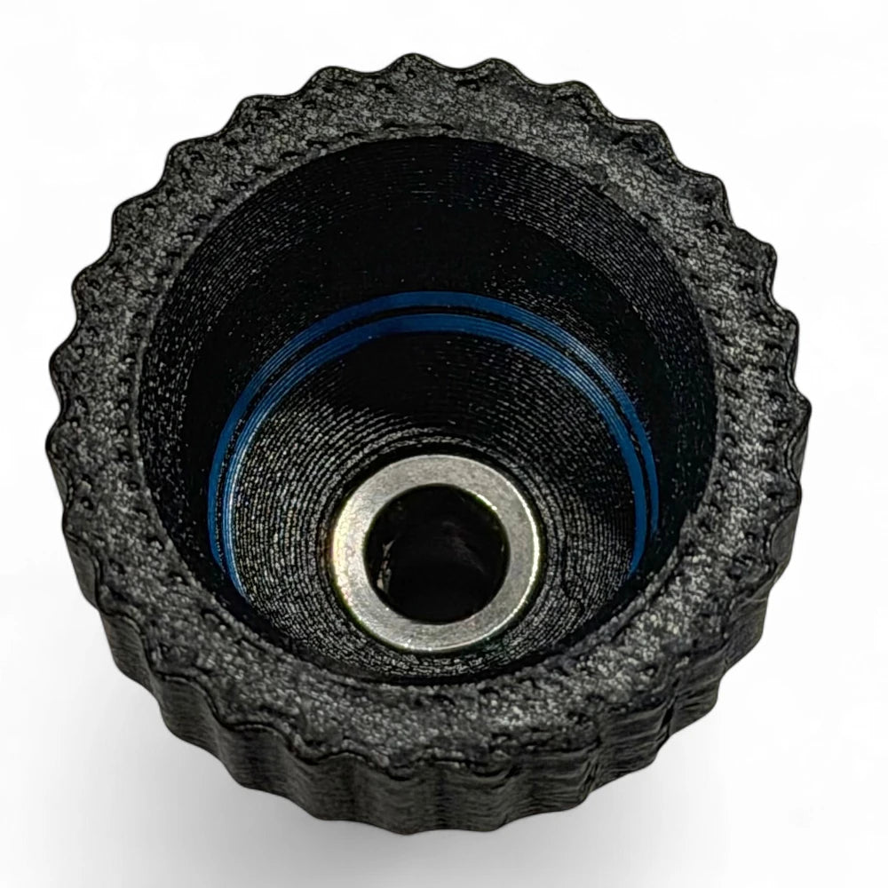 Deck Mate carbon-fibre composite replacement nut with threaded insert for Sea-Doo ST3 hull